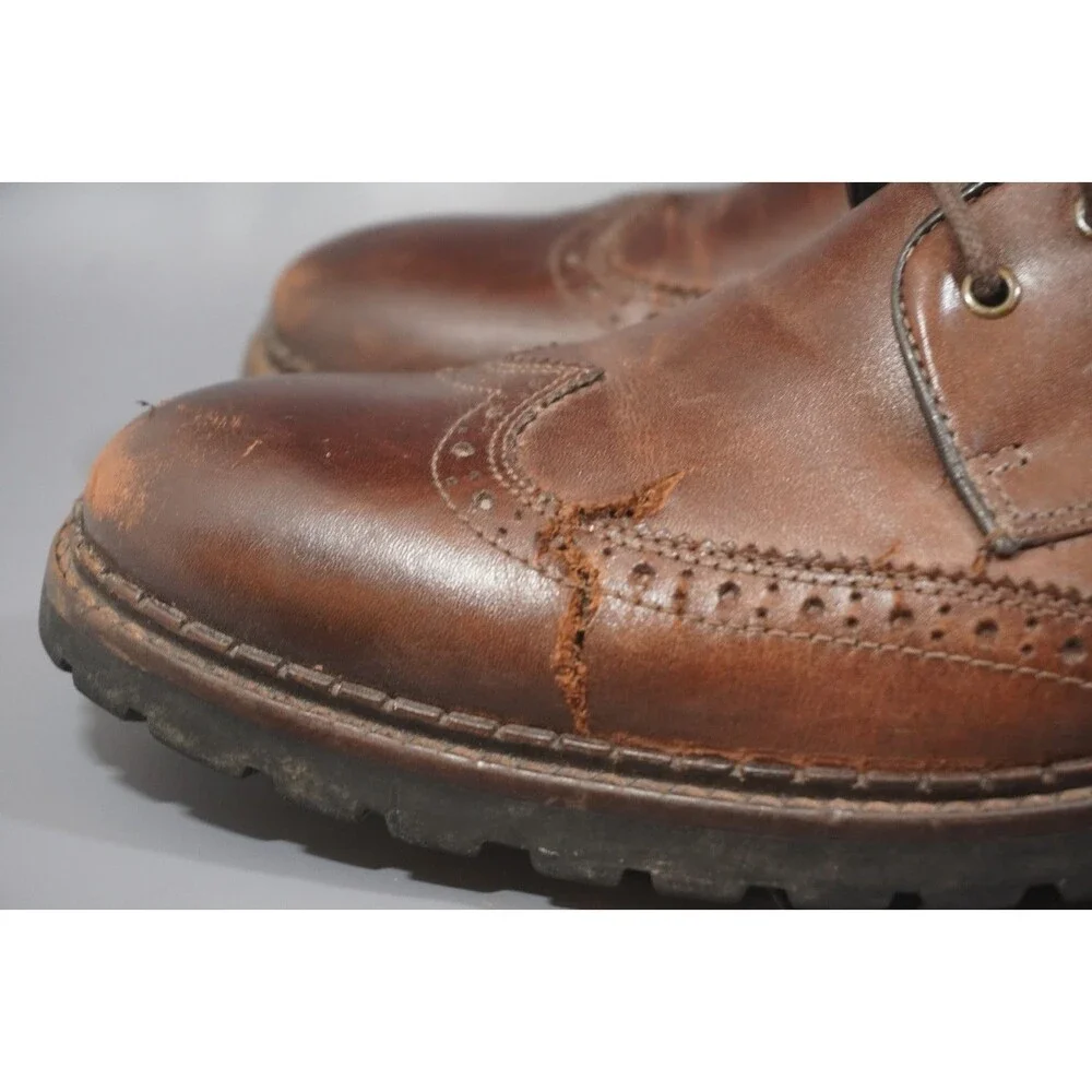 Johnston & Murphy Men's Size 10 Jennings Shearling Insulated Leather Boots